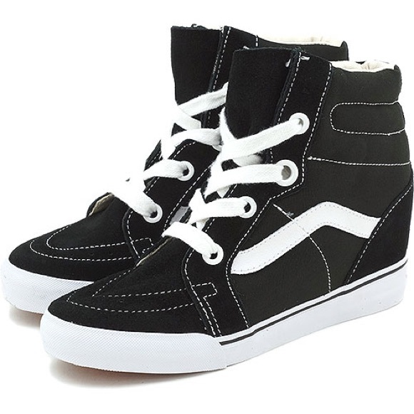 vans wedge sneakers
